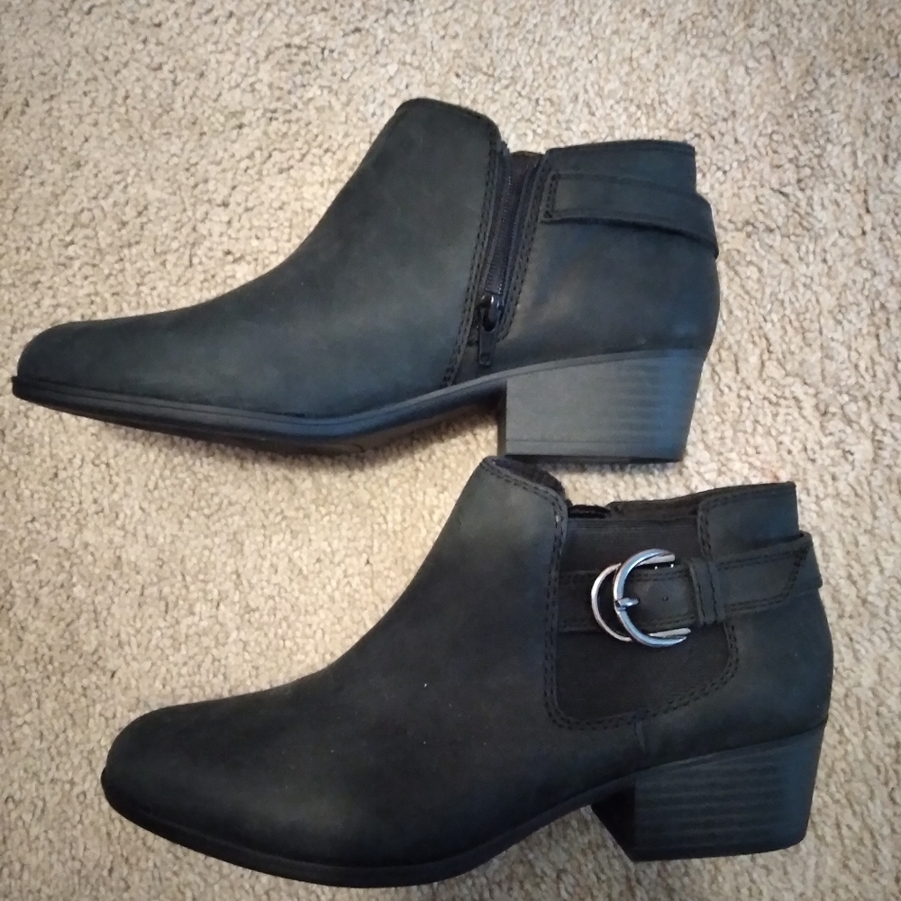 Women's Black Ankle Boots New